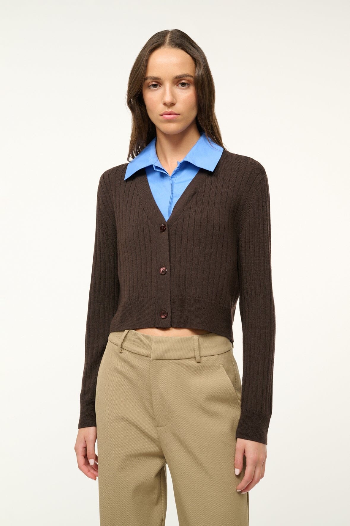 STAUD WALLIS SWEATER EARTH CORNFLOWER - 2