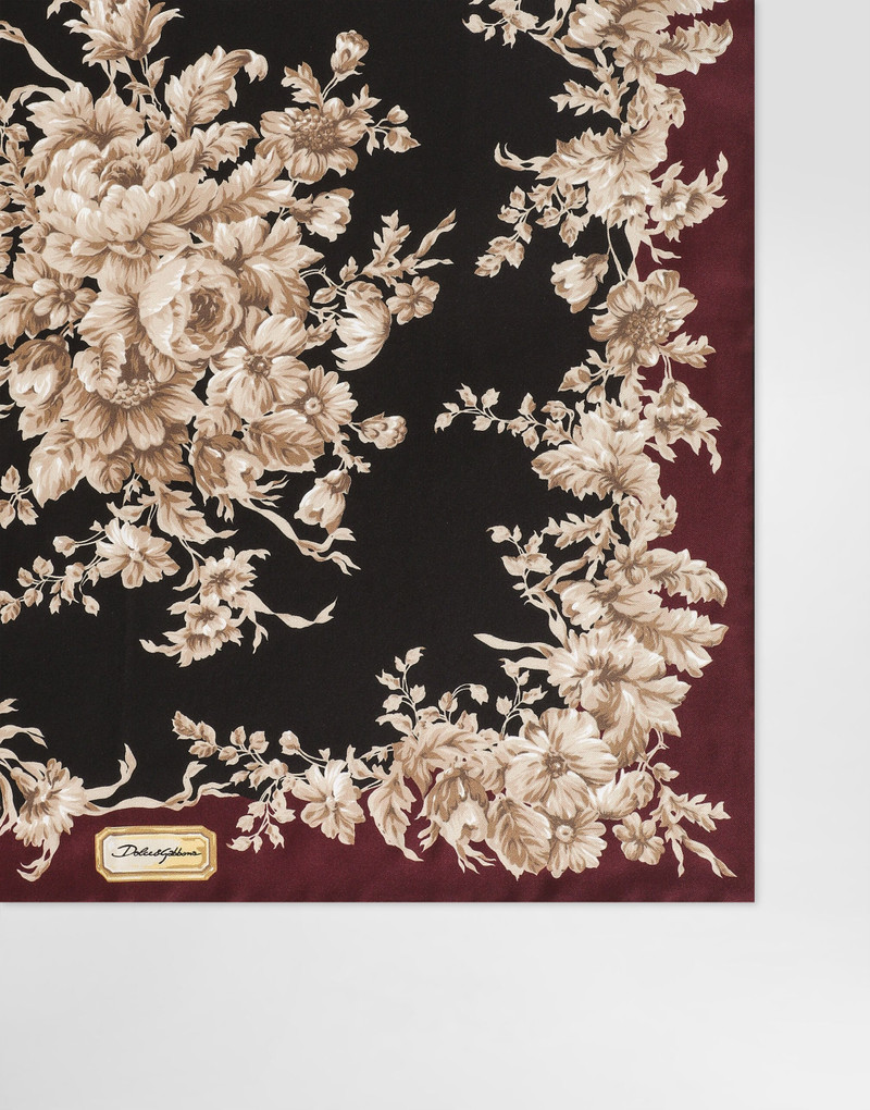 Dolce & Gabbana 50x50 silk twill scarf outlook