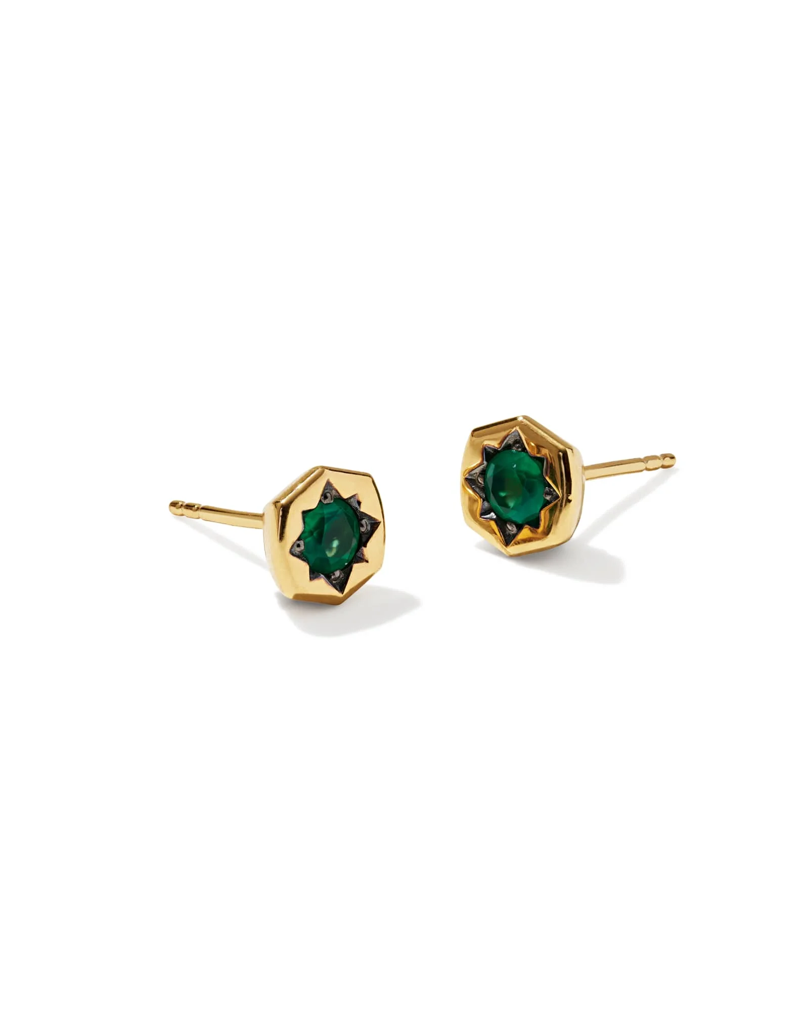 Davie Star 18k Gold Vermeil Stud Earrings - 1