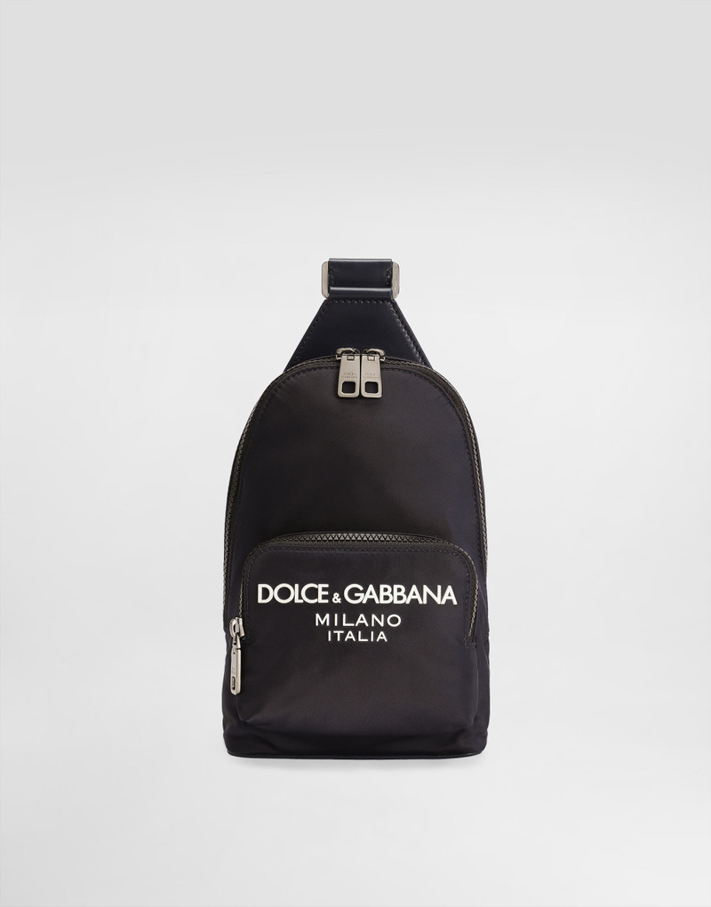 Nylon crossbody backpack 1
