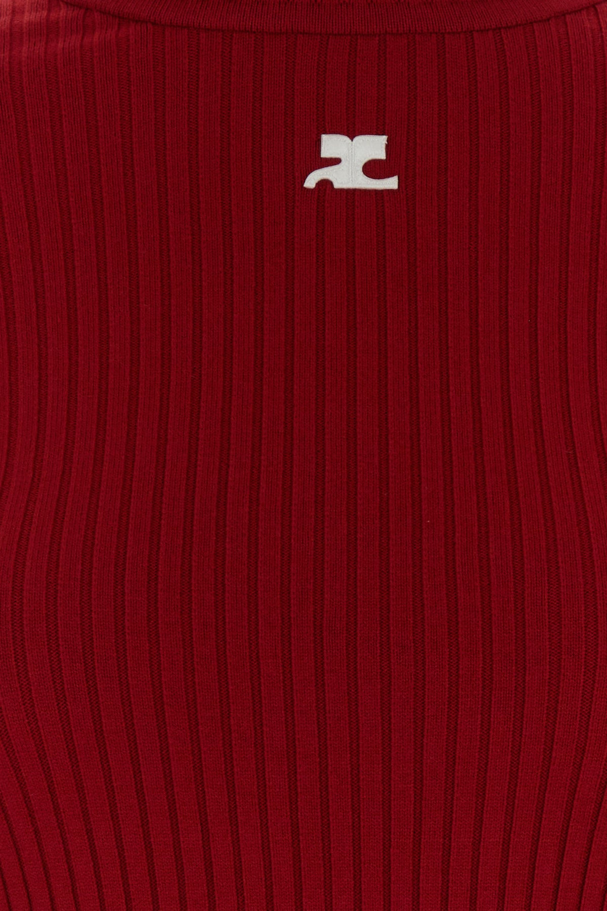 Red viscose blend sweater - 3