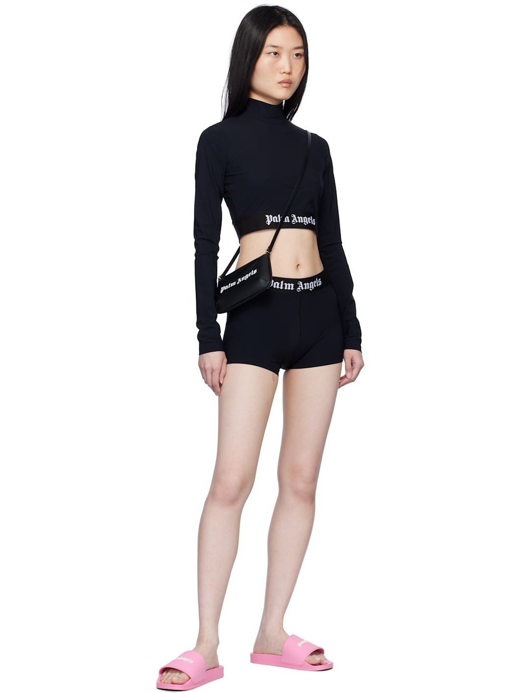 Black Classic Logo Sport Shorts - 4