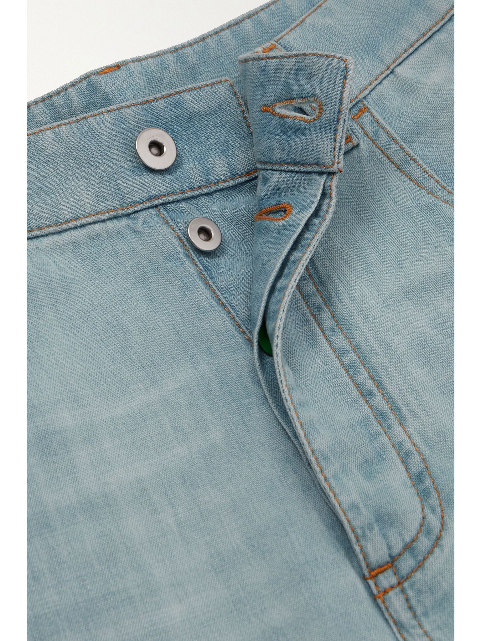High-rise wide-leg jeans Blue - 4