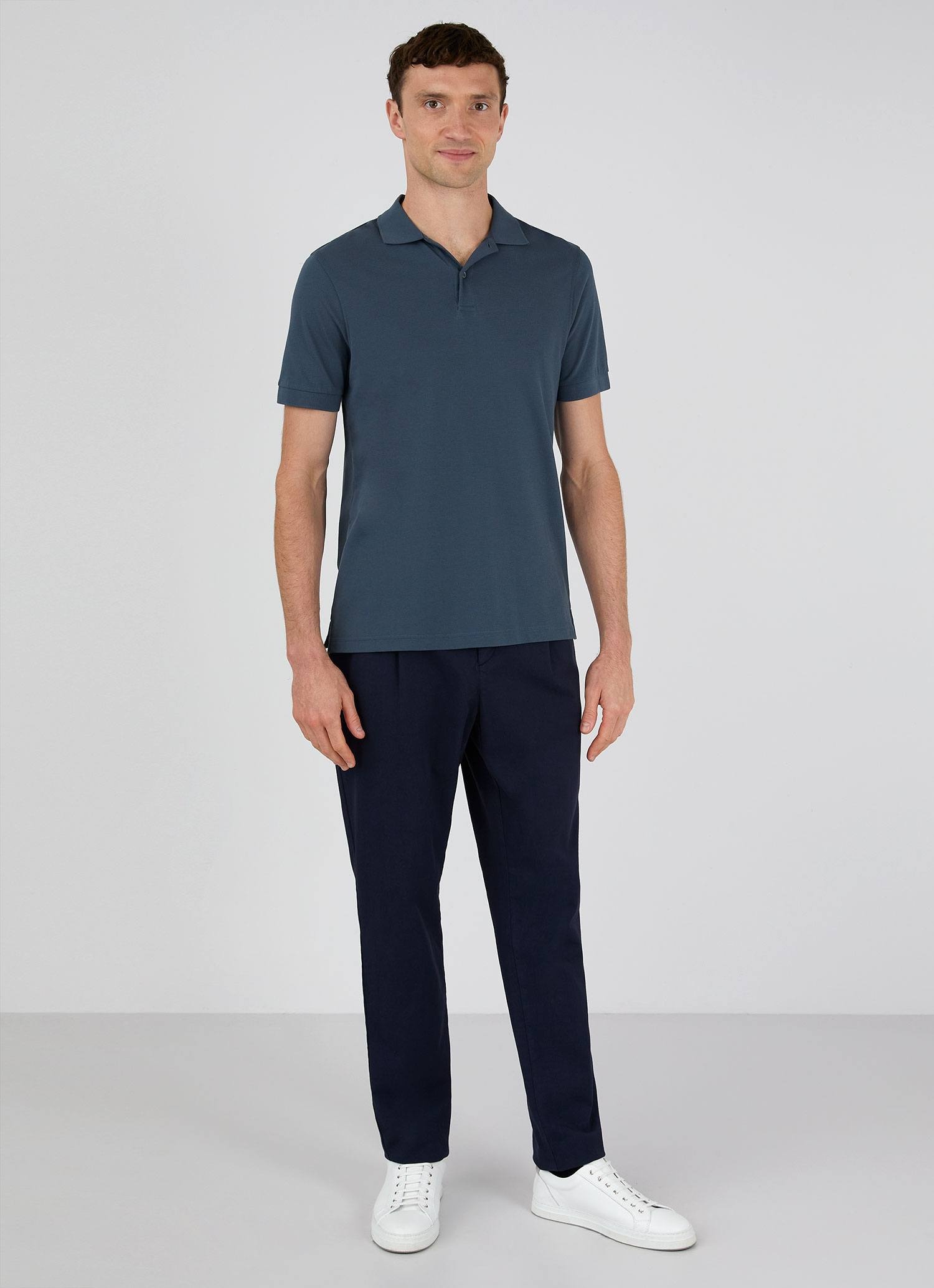 Cotton Drill Pleated Trouser - 2