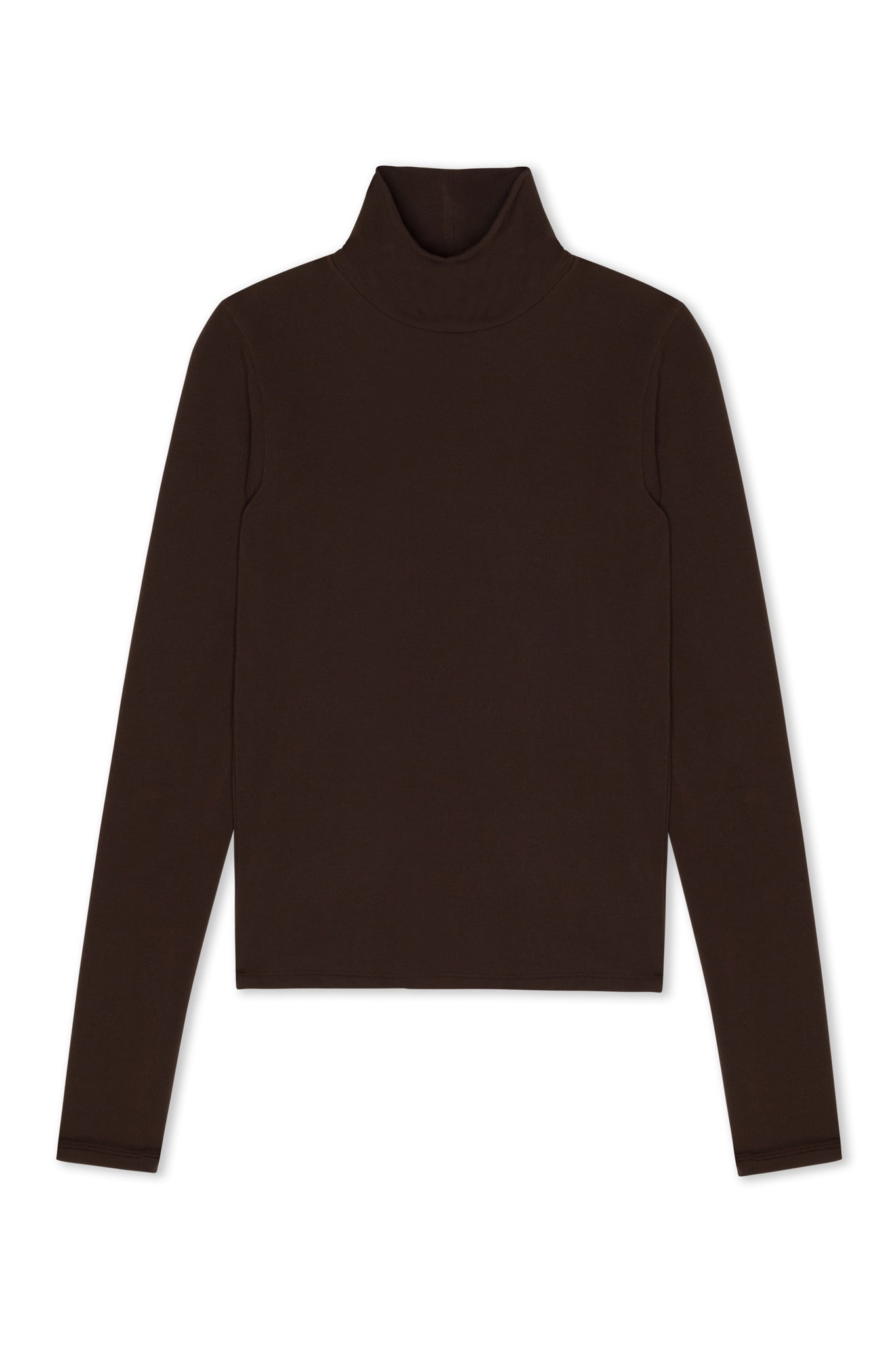 DARK CHOCOLATE CITY LONG SLEEVE TURTLENECK - 5