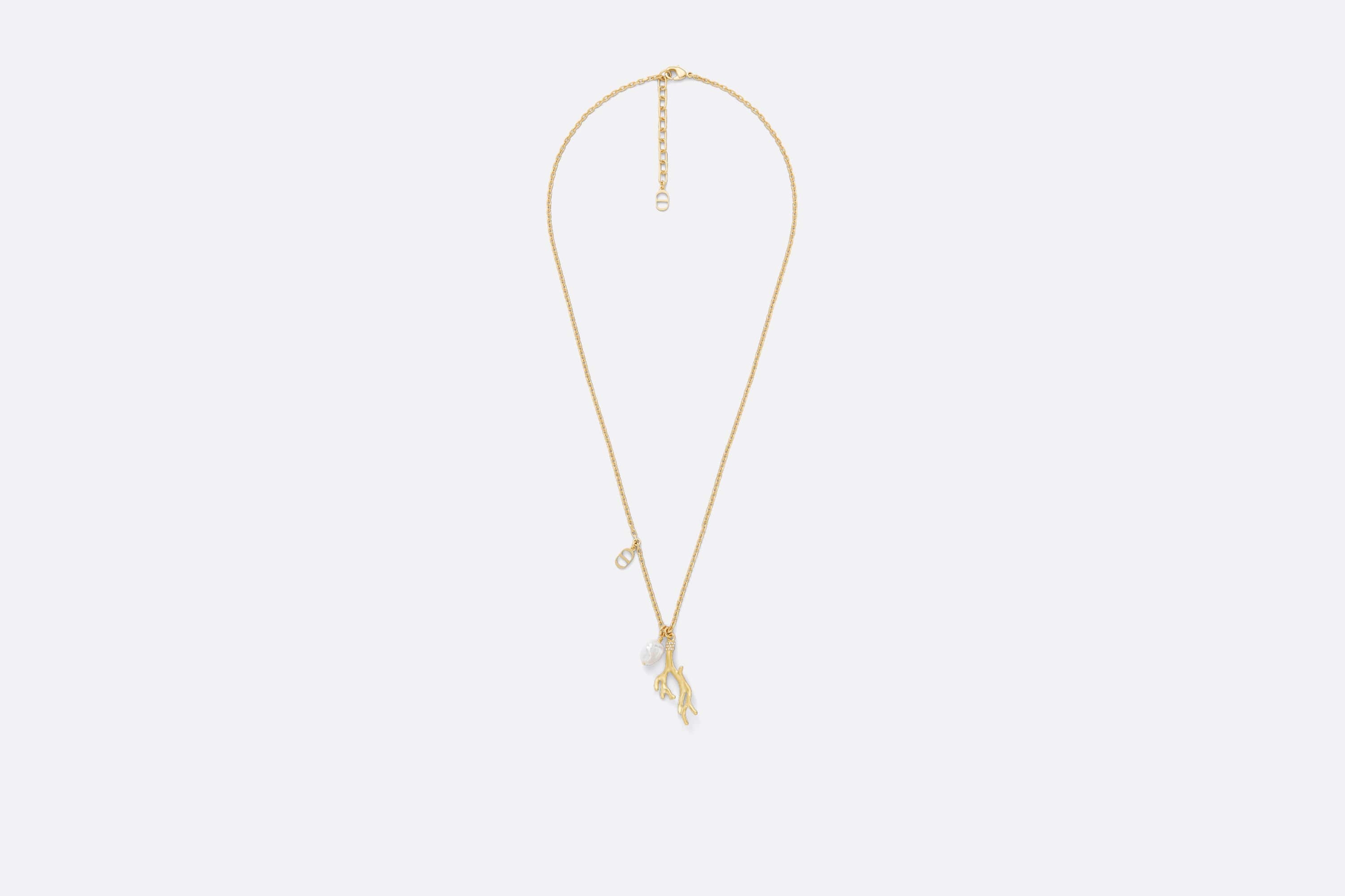 Coral Pendant Necklace - 2