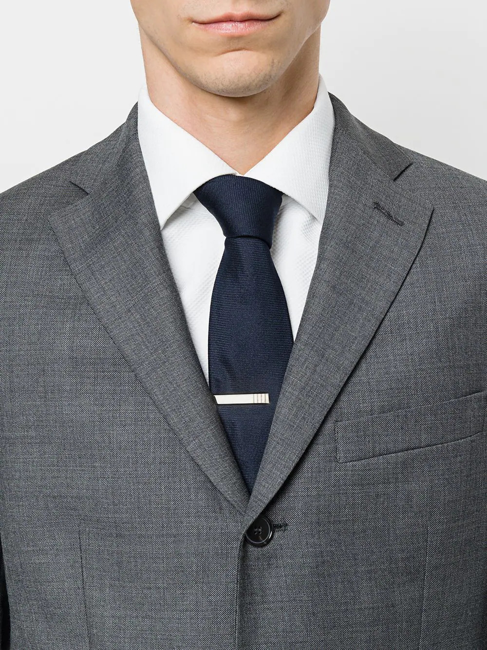 Long Tie Bar In Sterling Tie Pin - 2