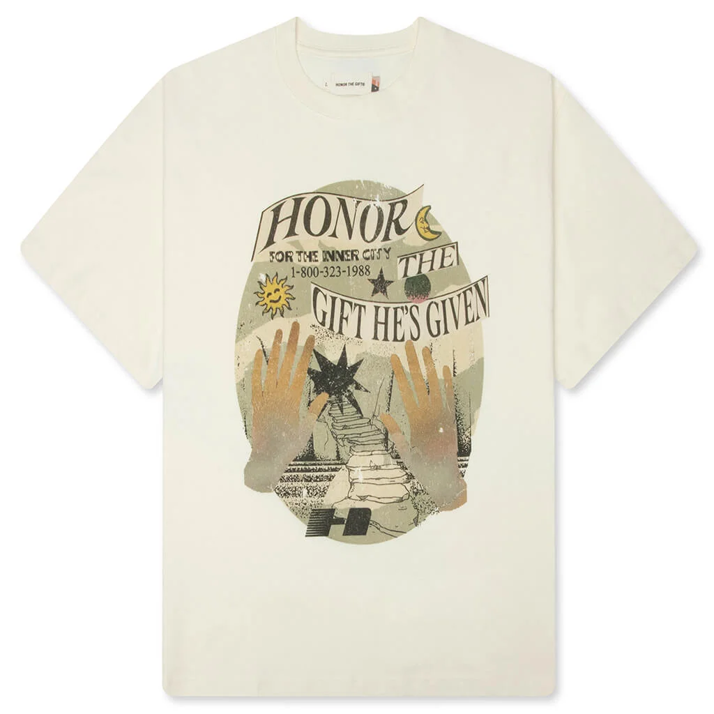 GIFT HE'S GIVEN S/S TEE - WHITE - 1
