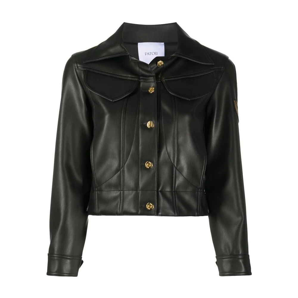 ジャケット PATOU Women Jackets OU015 0129999B BLACK Patou Iconic Tweed Short Jacket | Black | FARFETCH