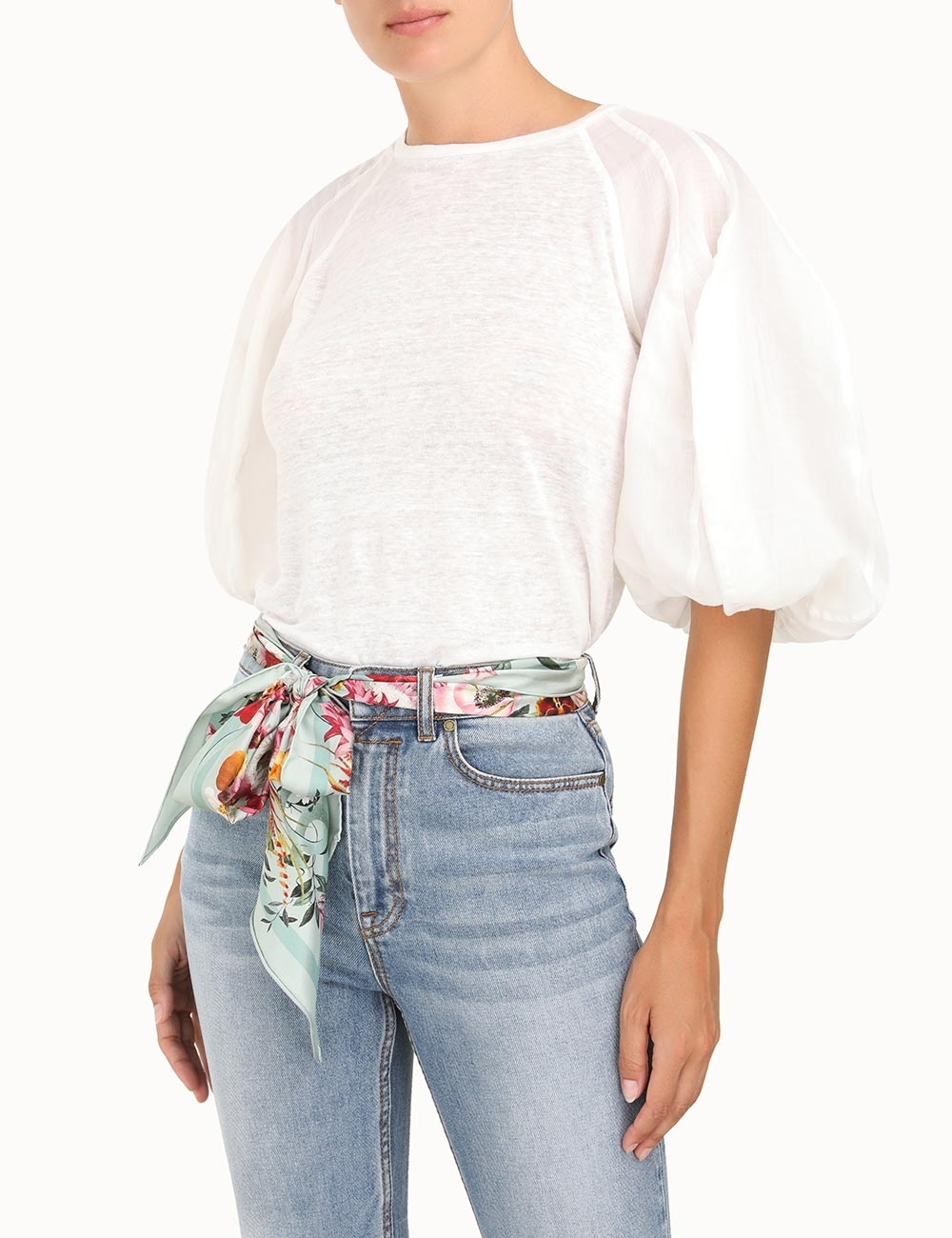 SILK NECK SCARF - 4