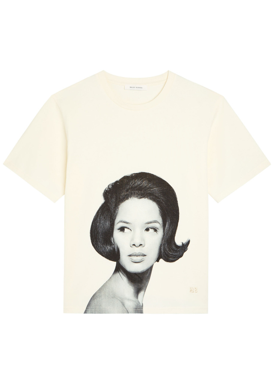 Wales Bonner Selah Printed Cotton T-shirt - 1