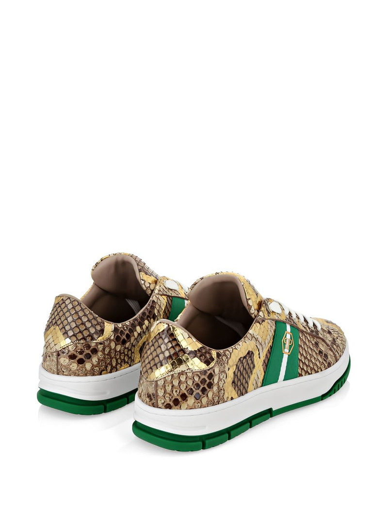 python-leather sneakers 3