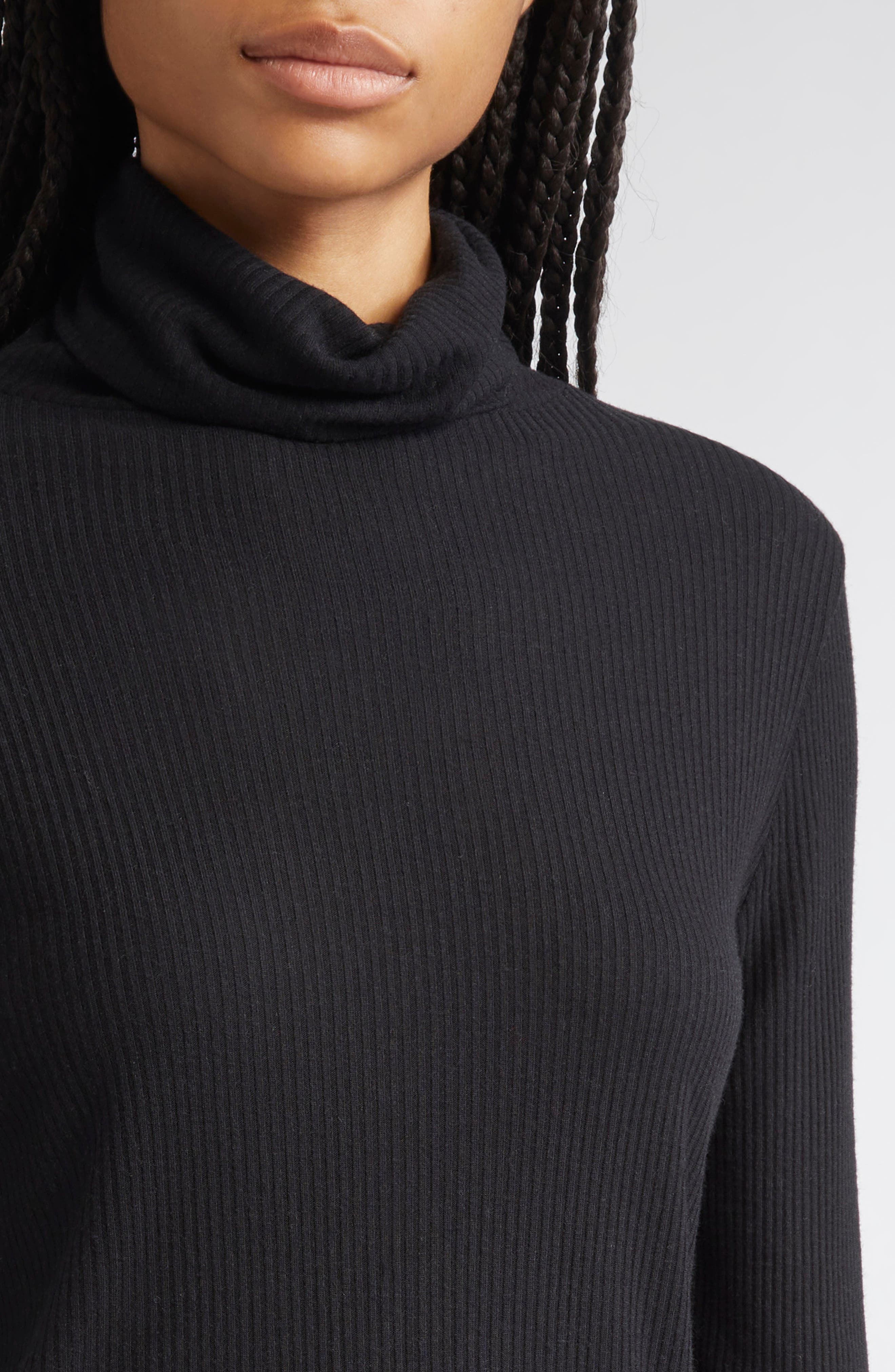 LOULOU DE SAISON Loulou Studio Turtleneck in Black at Nordstrom - 5