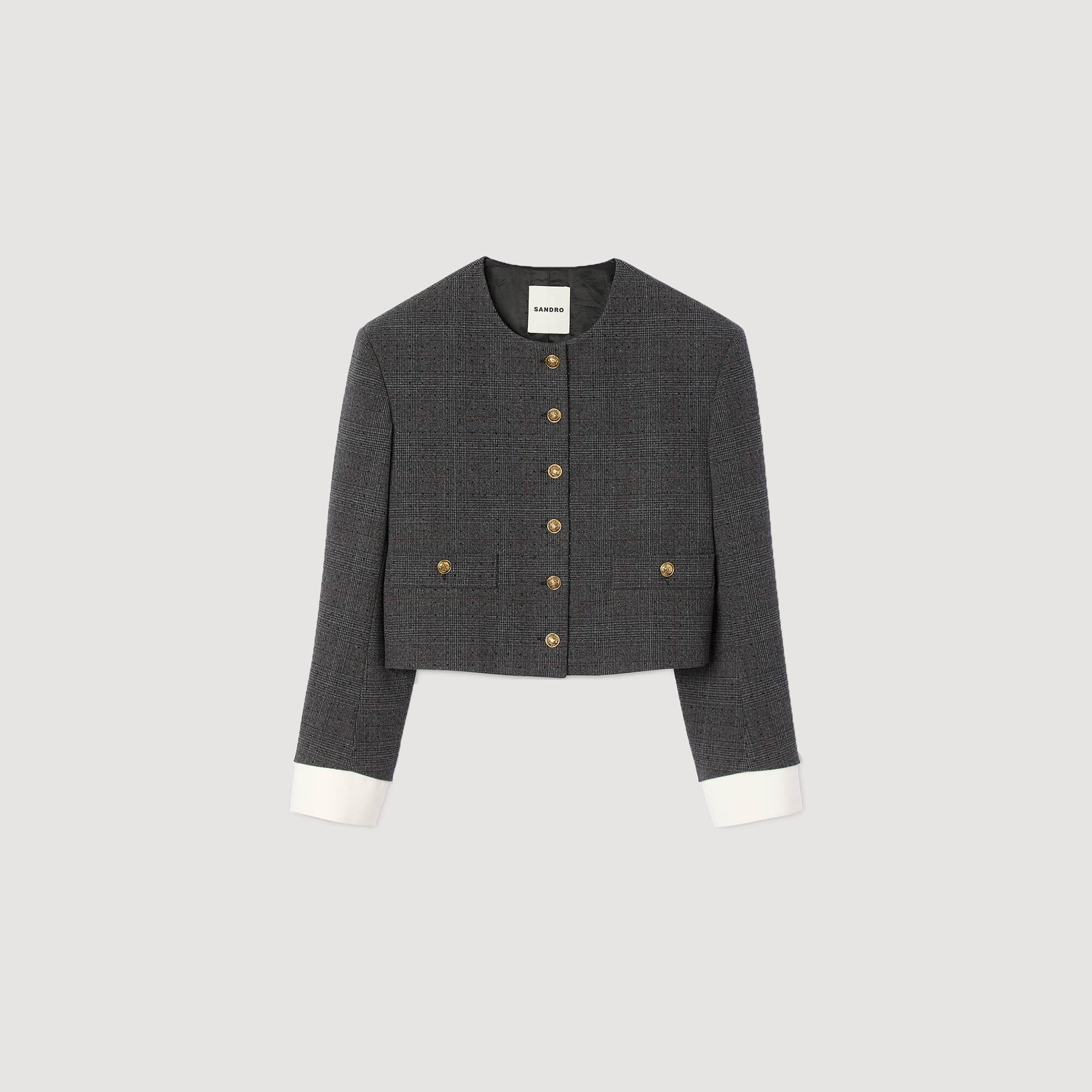RHINESTONE TAILORED JACKET - 6