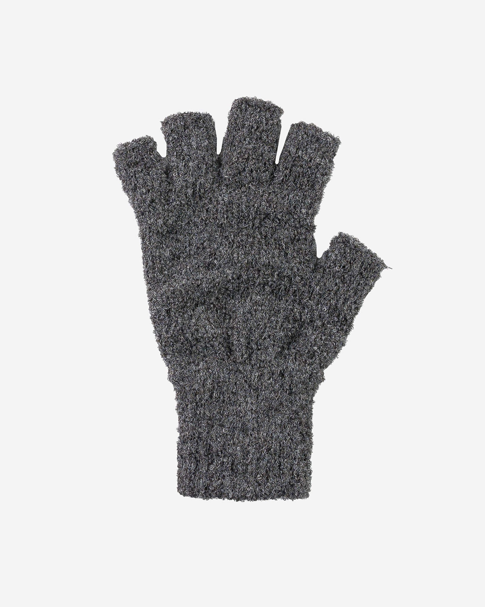 DEC-GLV-GRY Decka Fingerless Gloves - Grey - 1