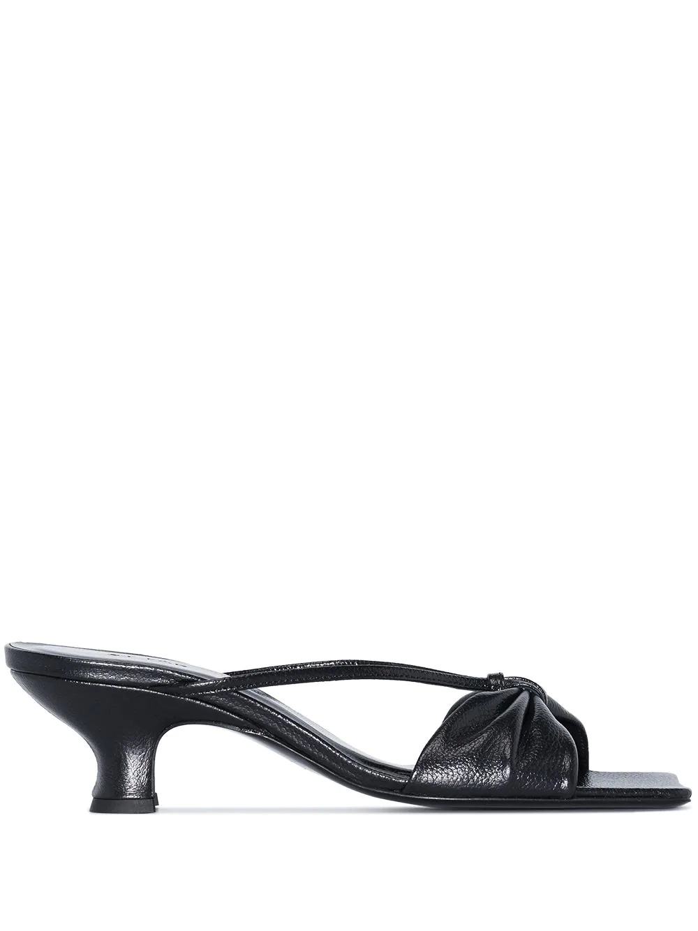 Freya 50mm ruched sandals - 1