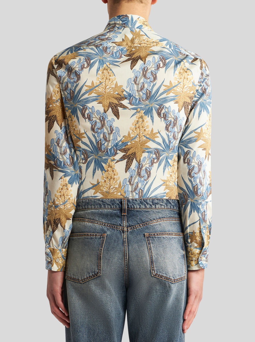 SHIRT WITH FOLIAGE PRINT - 4
