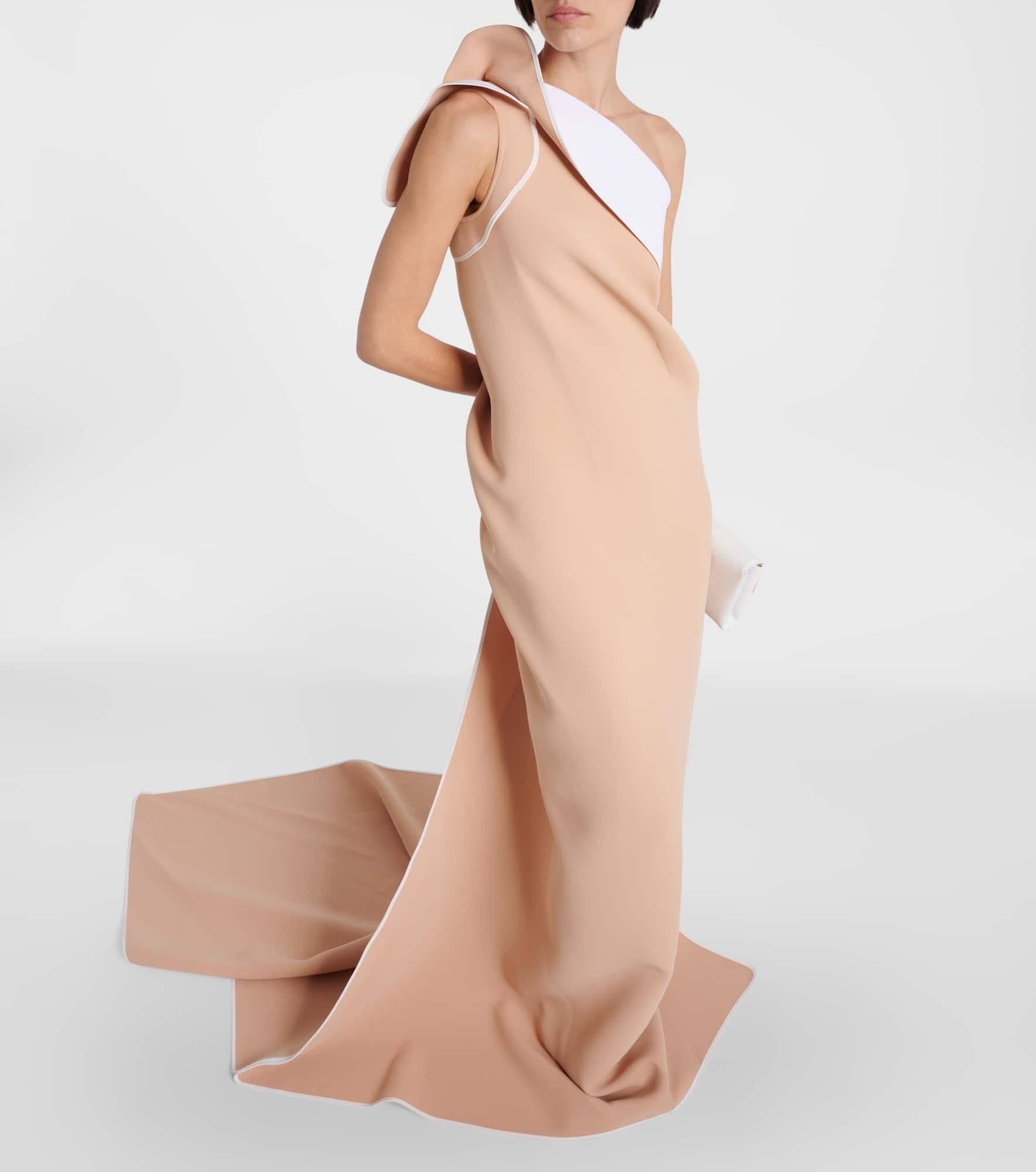 Instrumental one-shoulder gown - 2