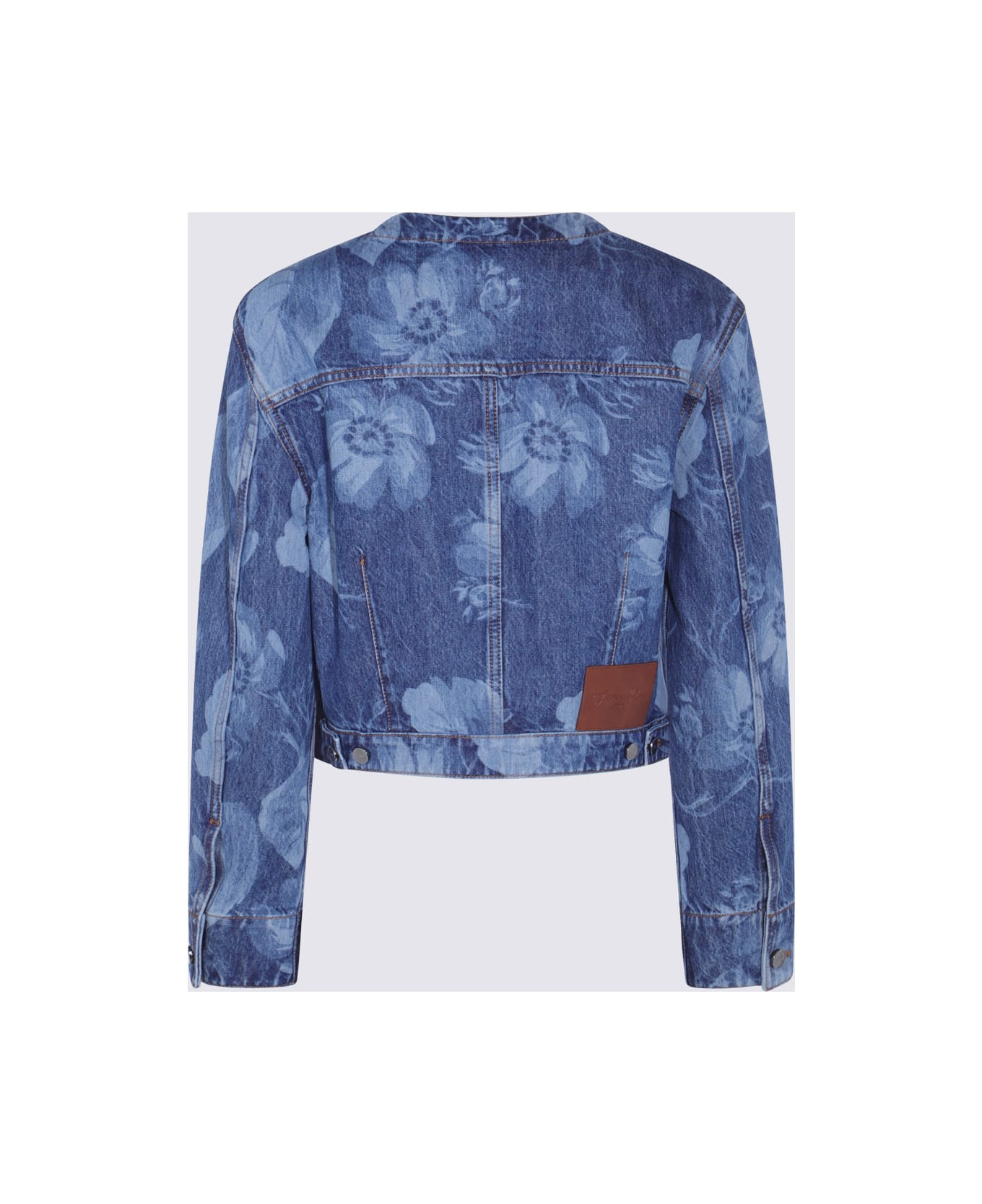 Blue Cotton Denim Jacket - 2