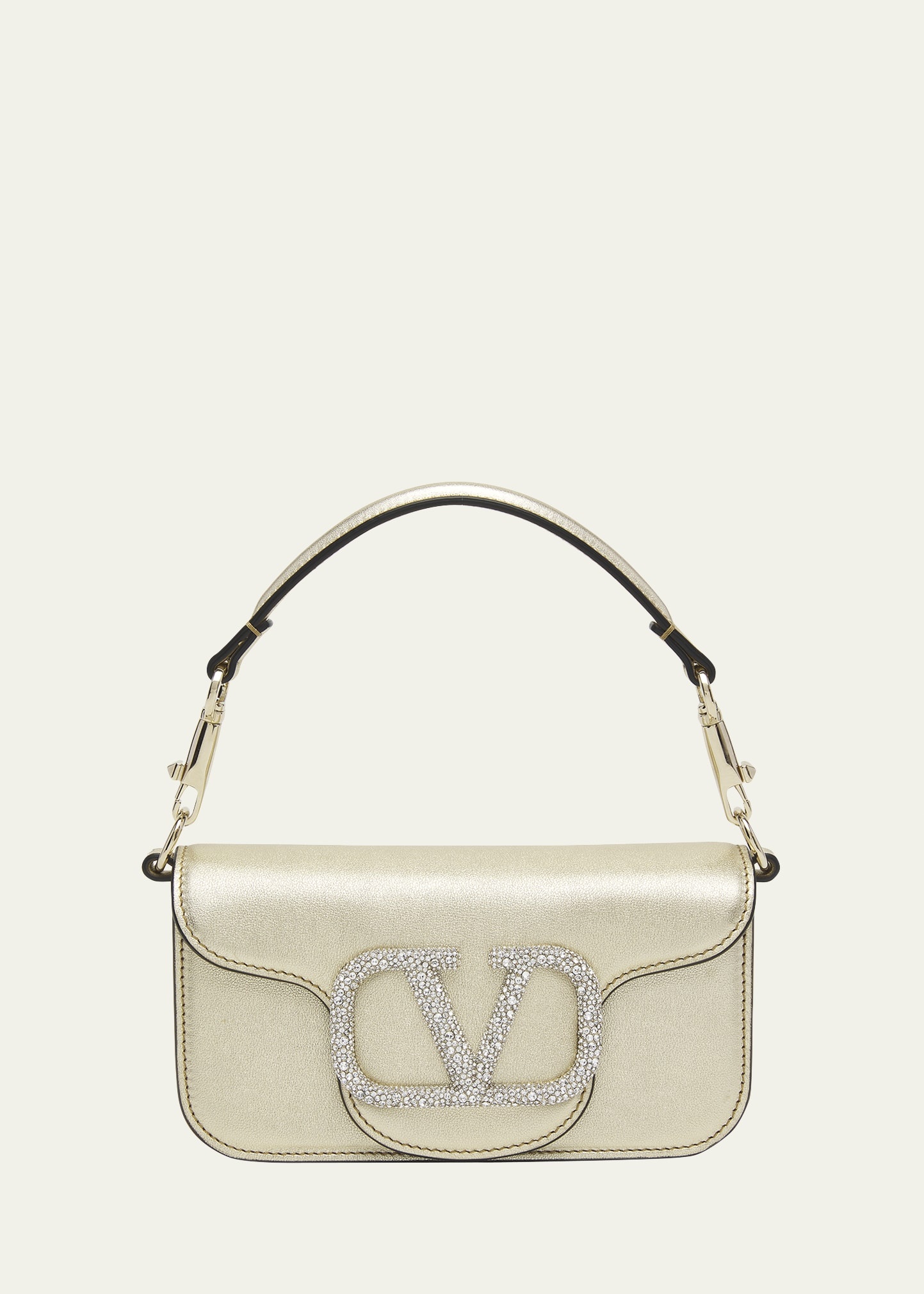 Loco Small VLOGO Metallic Shoulder Bag - 1