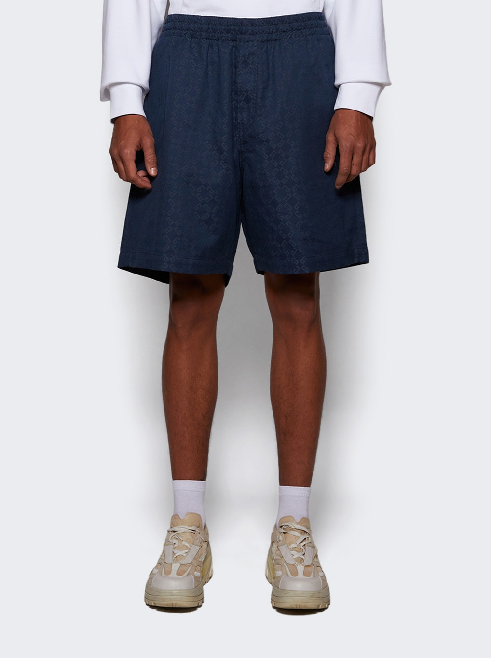Monogram Short Grey And Blue - 2