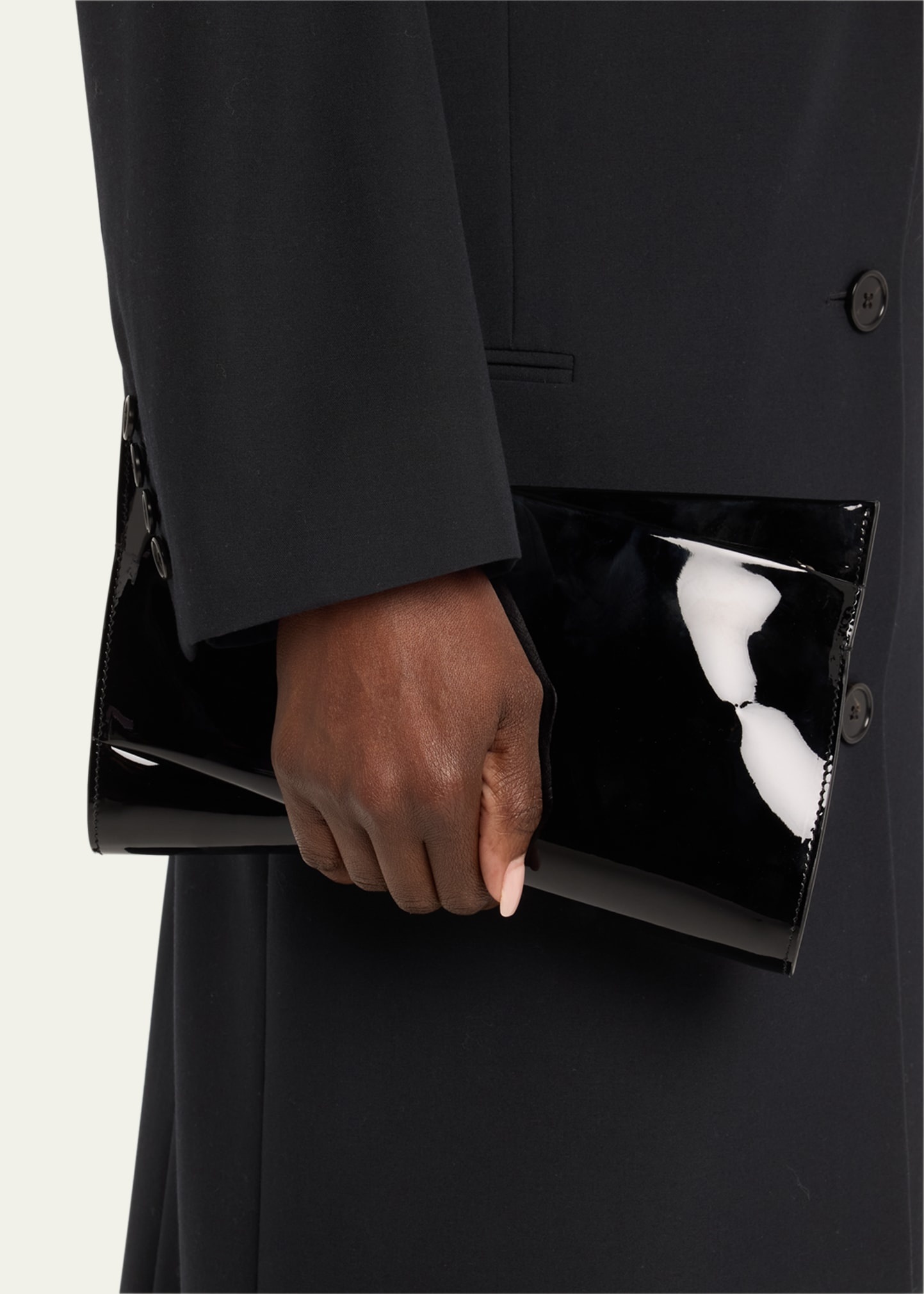 Loubitwist Small Clutch Bag in Patent Leather - 2