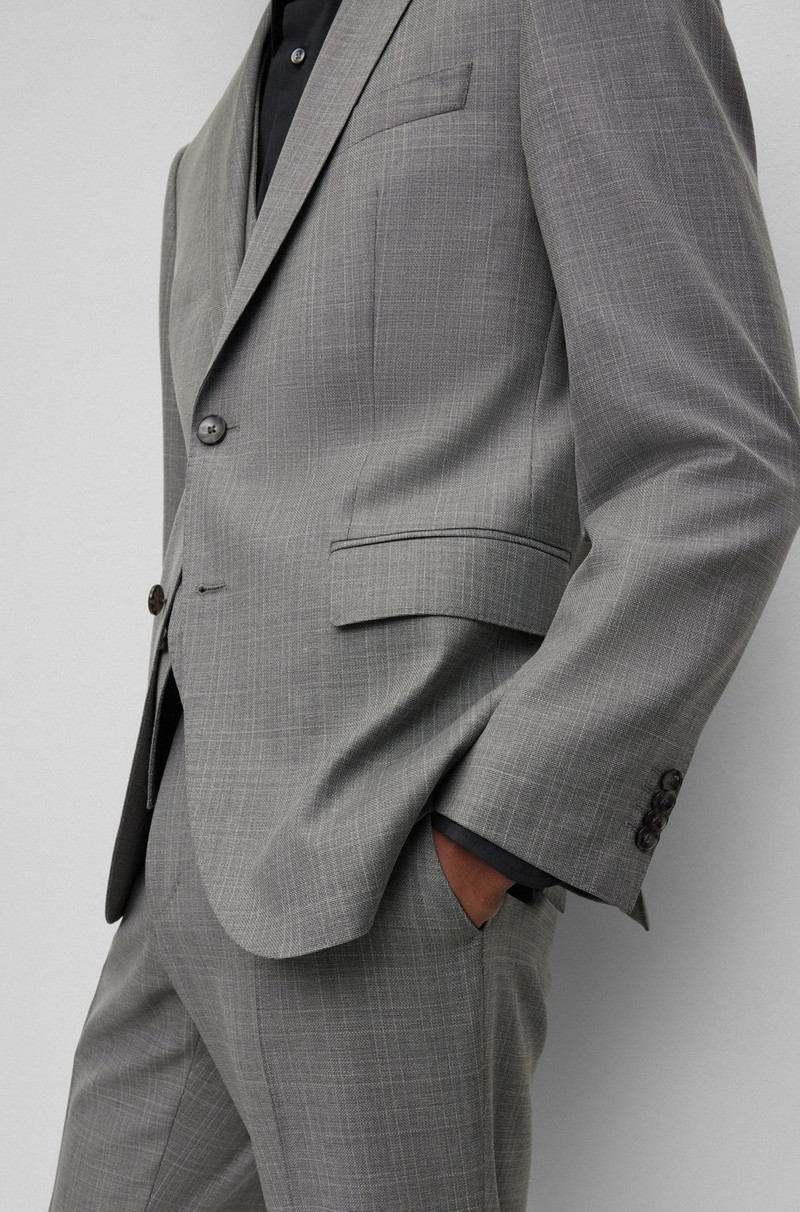 REGULAR-FIT THREE-PIECE SUIT IN VIRGIN-WOOL SERGE 6