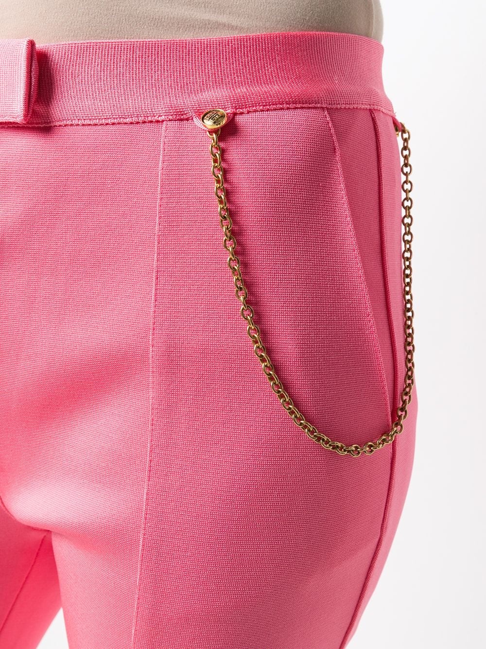 flared cropped trousers - 10