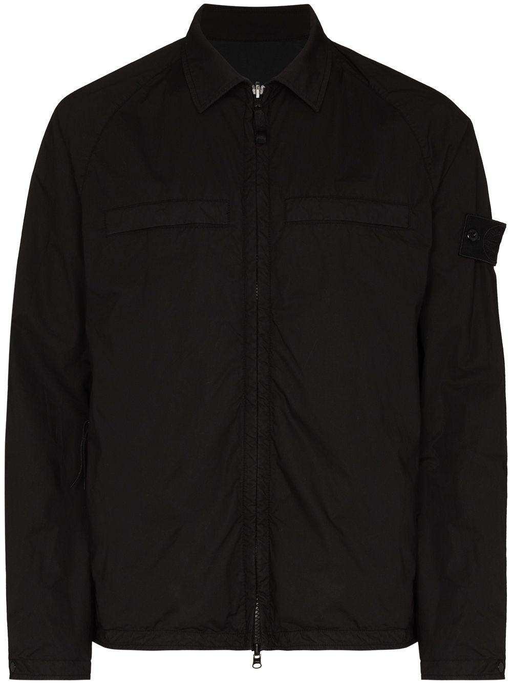 SI GHOST ZIP OVER LS SHT BLK - 1