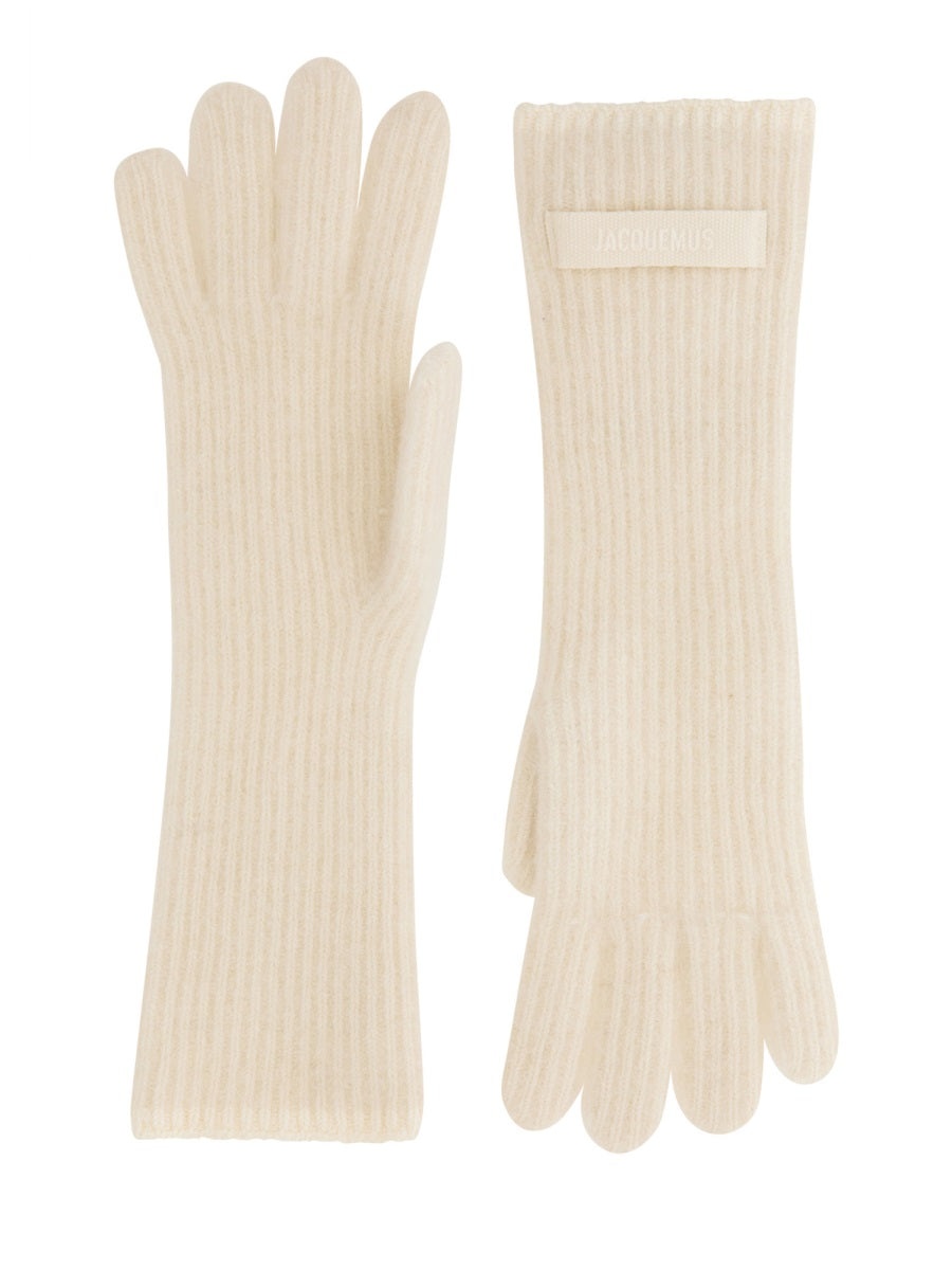 Jacquemus Women Grosgrain Logo Gloves - 2