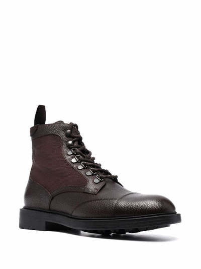 Canali lace-up ankle boots outlook