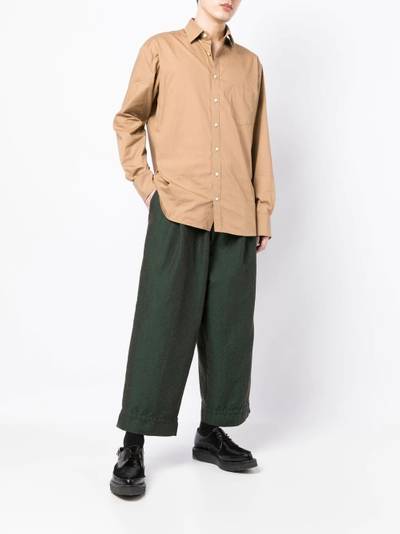 Kolor pleated cropped trousers outlook