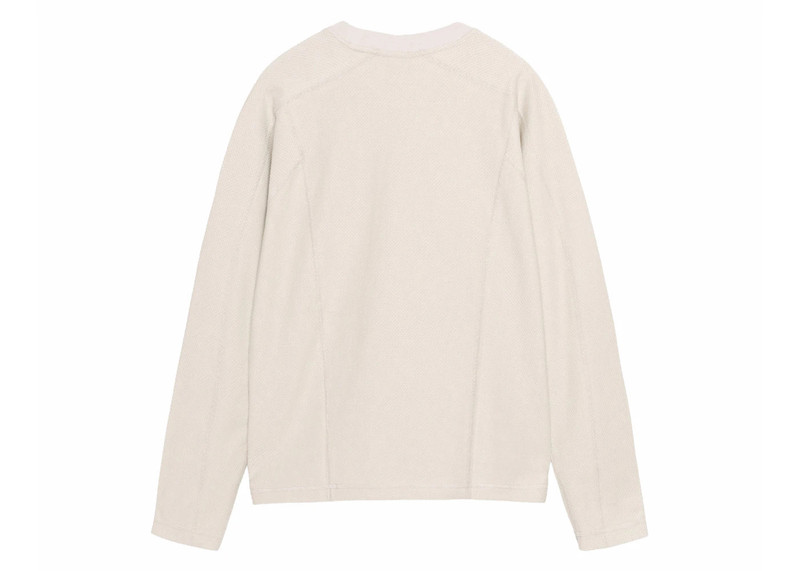 Stüssy Stussy Wave Jersey Crew Bone outlook