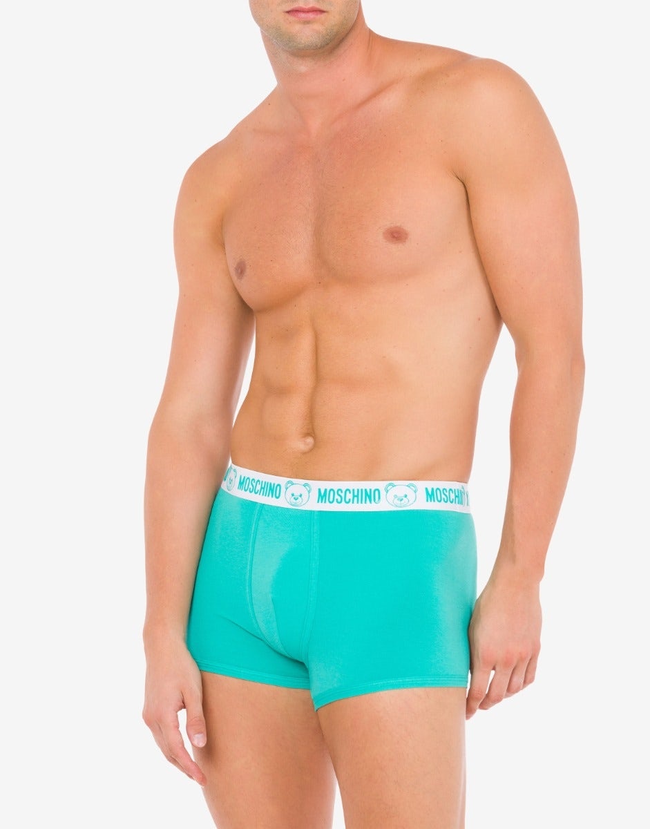 UNDERBEAR RUBBER LOGO STRETCH JERSEY BOXERS - 3