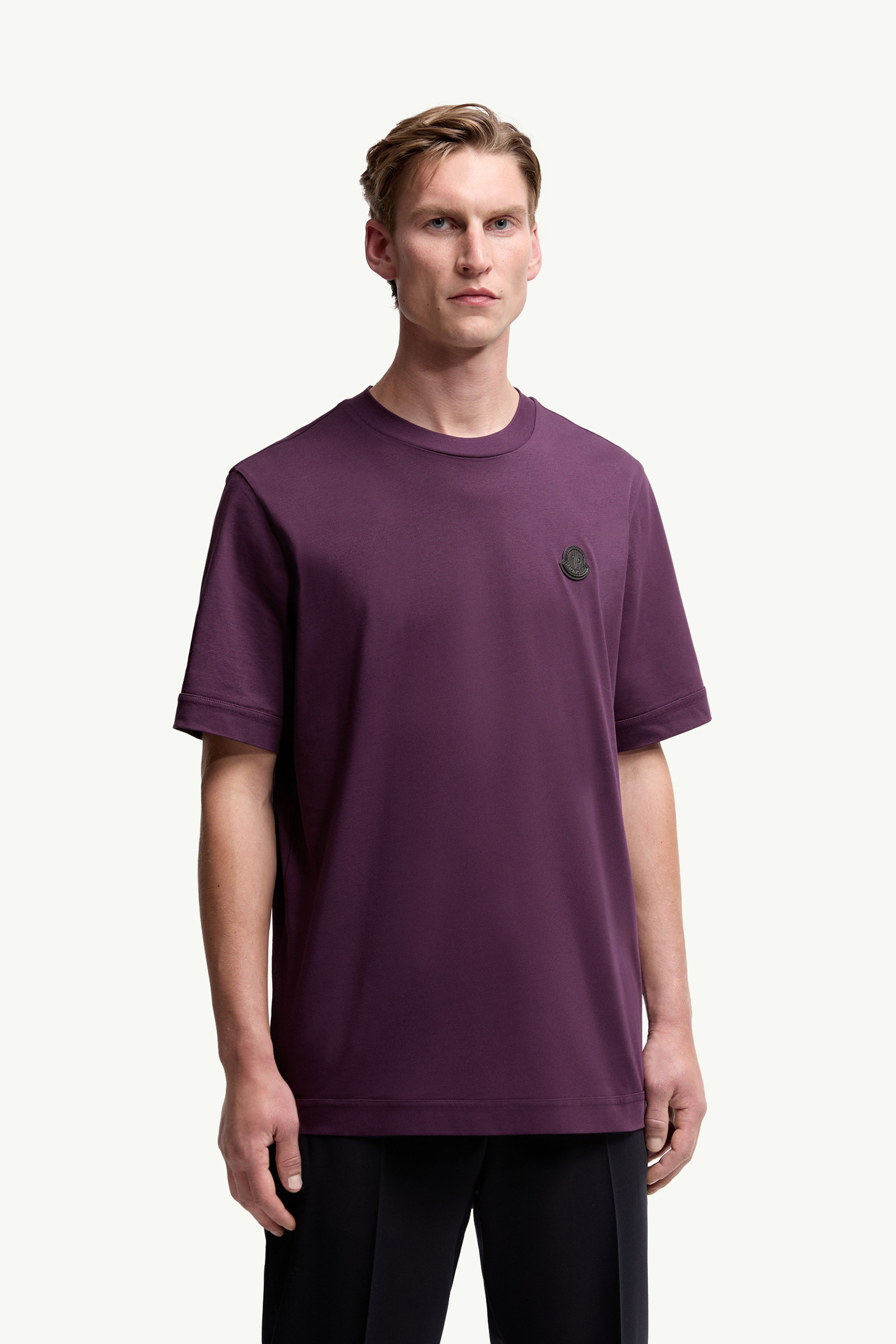 Logo Patch Cotton T-Shirt - 3
