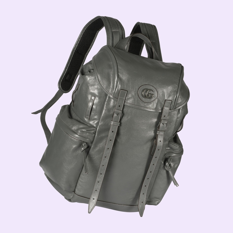 Backpack with tonal Double G 4