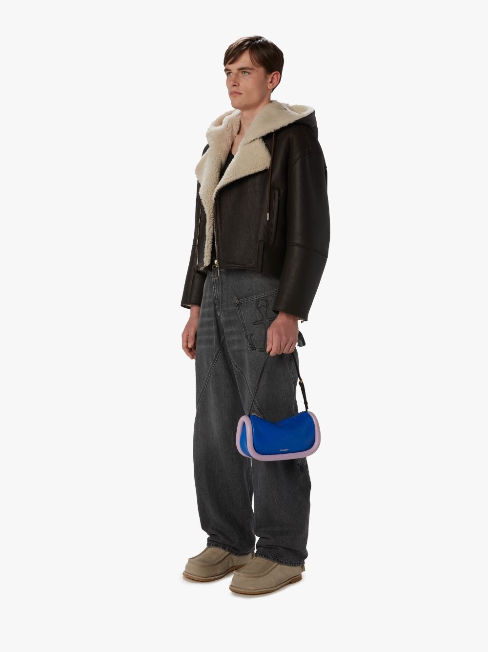 HOODED BIKER JACKET - 4