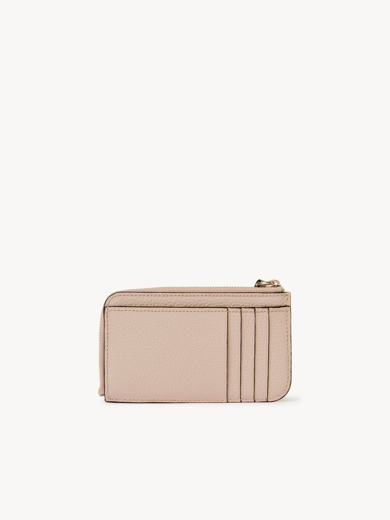 Chloé ALPHABET WALLET IN GRAINED LEATHER outlook