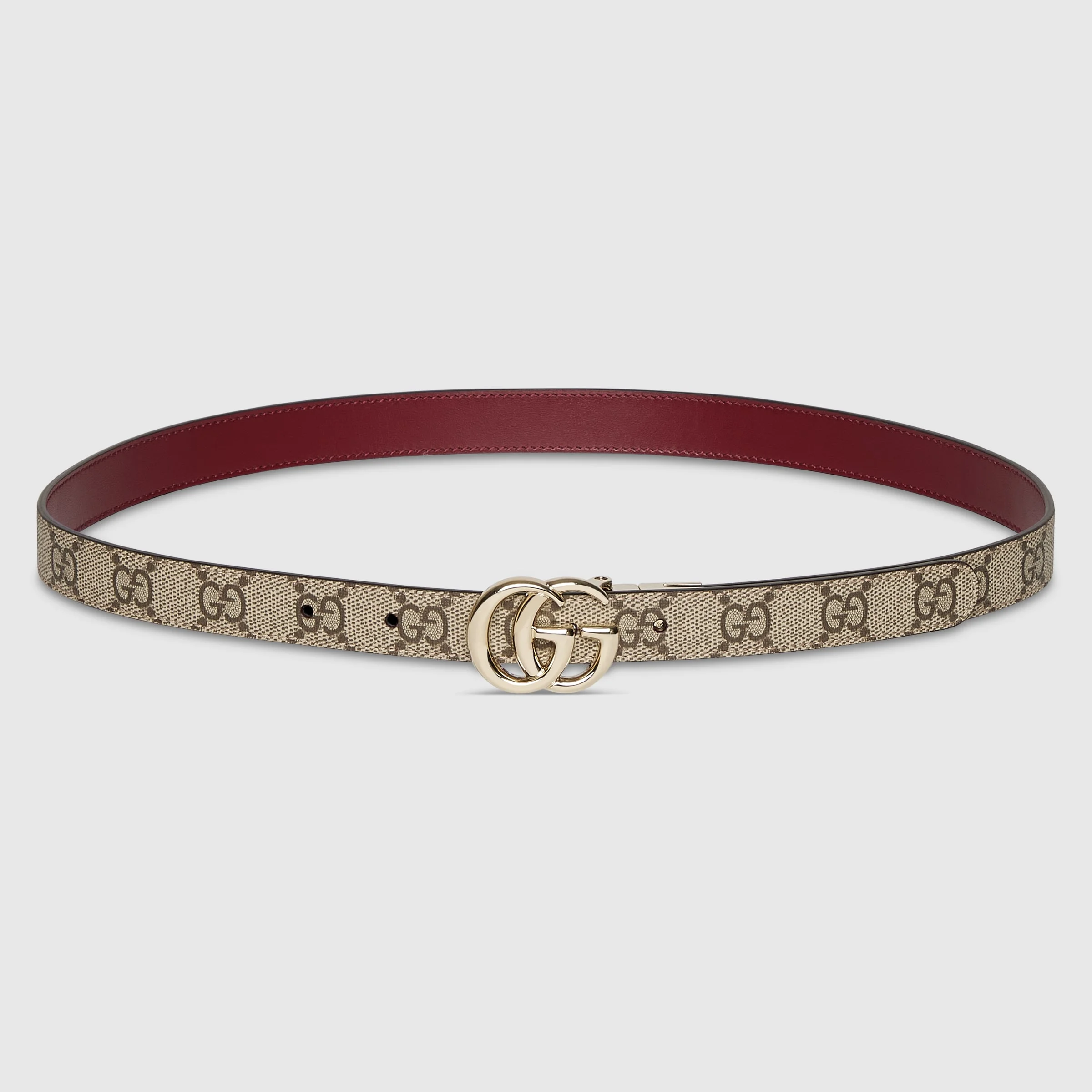 Reversible GG Marmont thin belt - 1