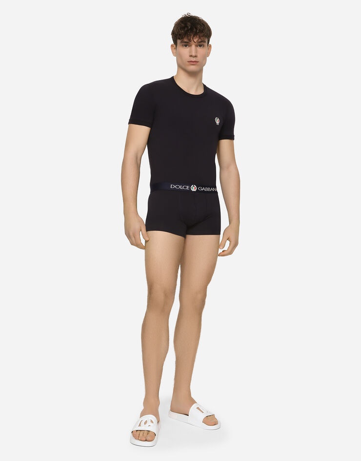 Two-way-stretch cotton jersey boxers - 2