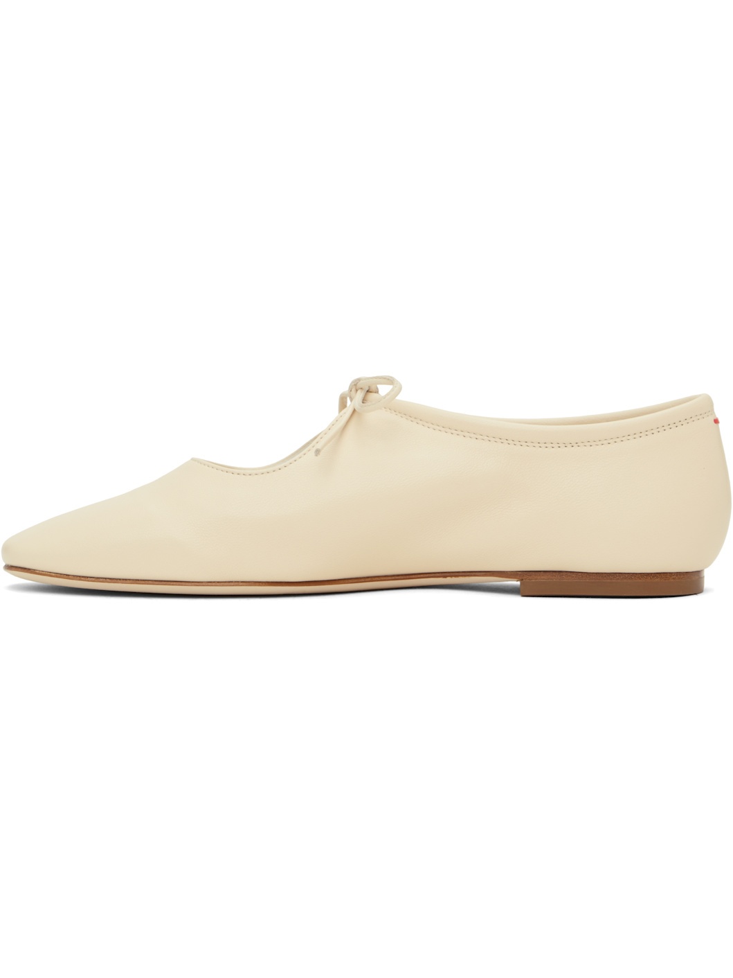 Beige Della Ballerina Flats - 3