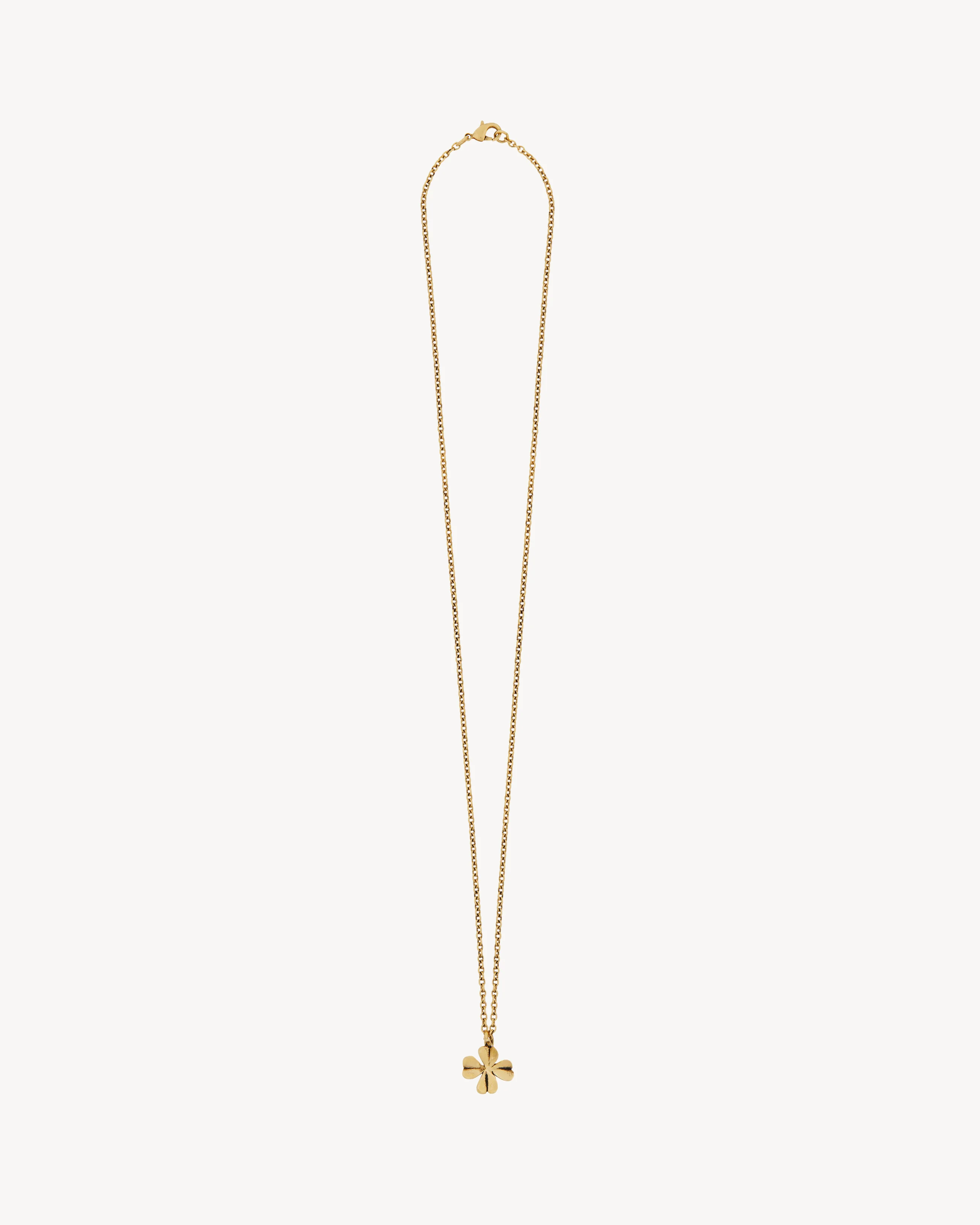 CLOVER NECKLACE IN METAL - 1