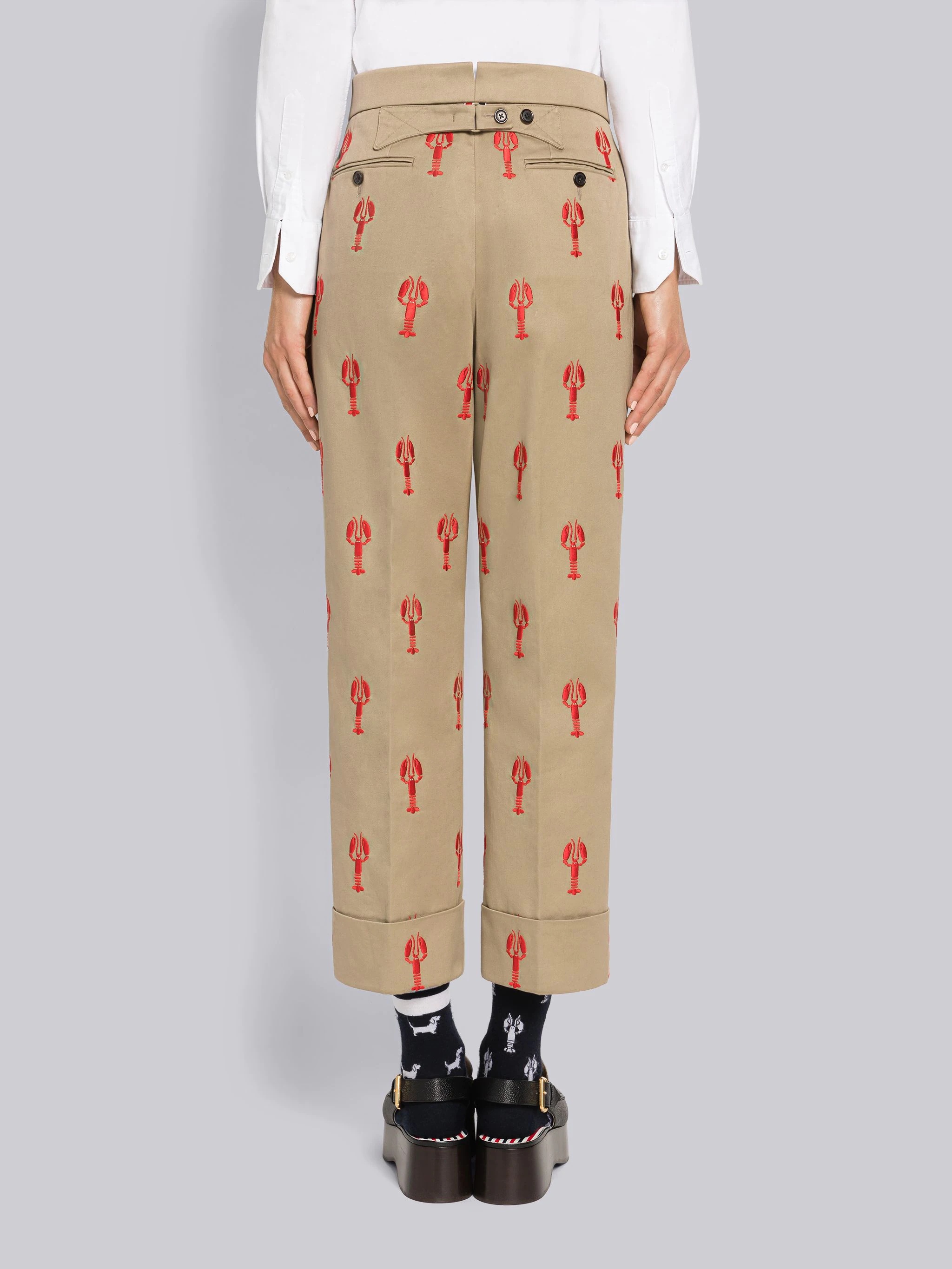 Cotton Twill Classic Lobster Backstrap Trouser - 3