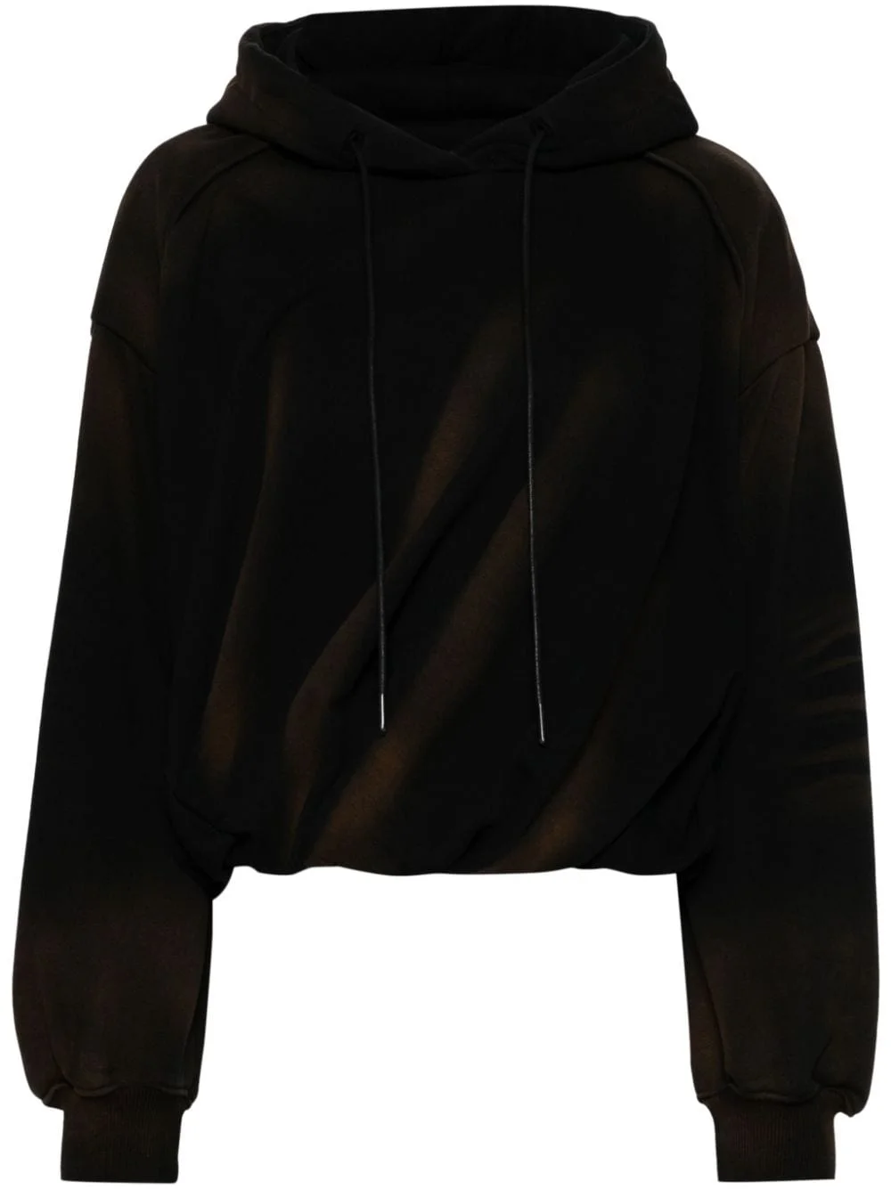 waist shirring hoodie - 1