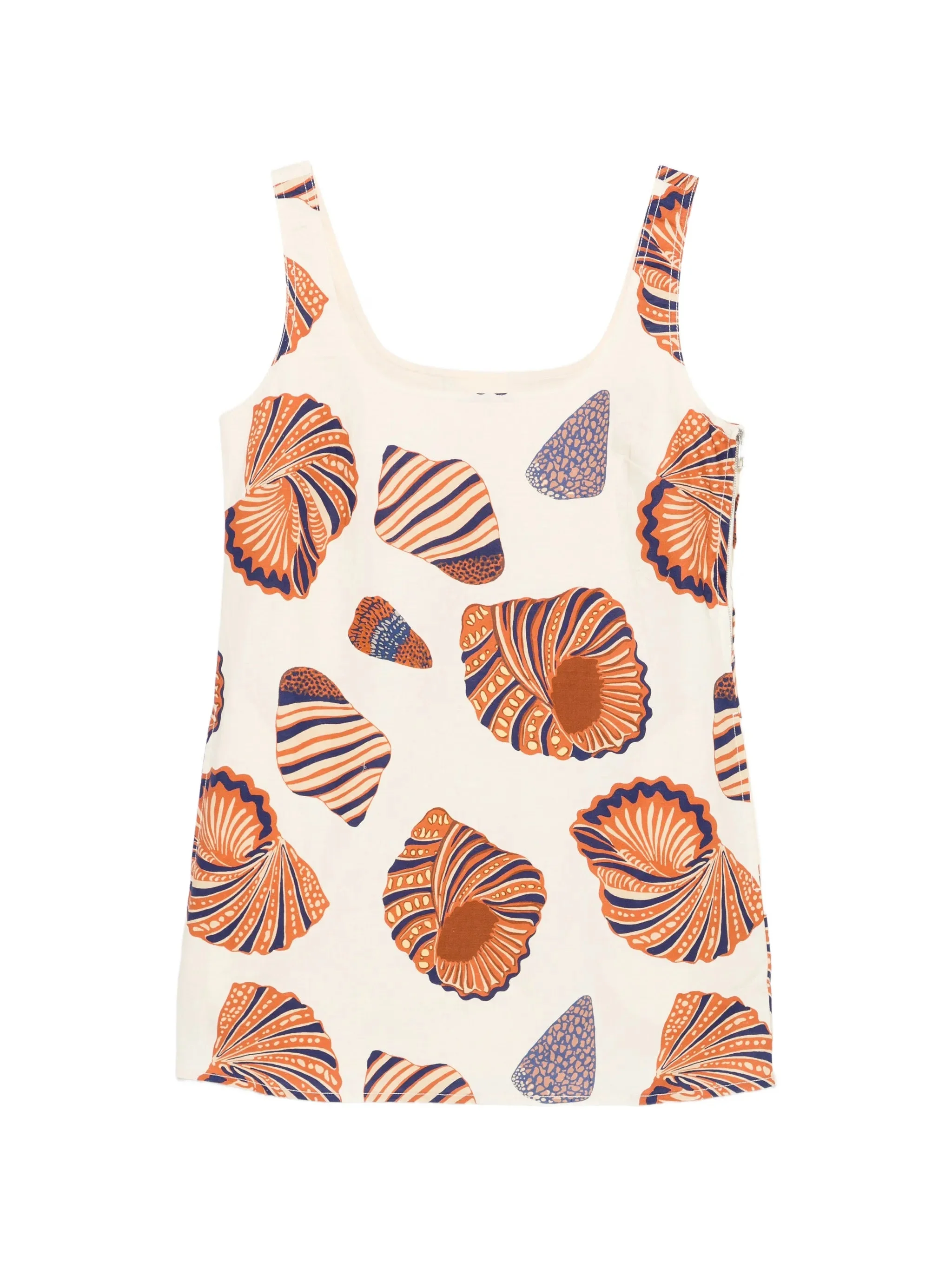 Sahara shell-print mini dress - 1