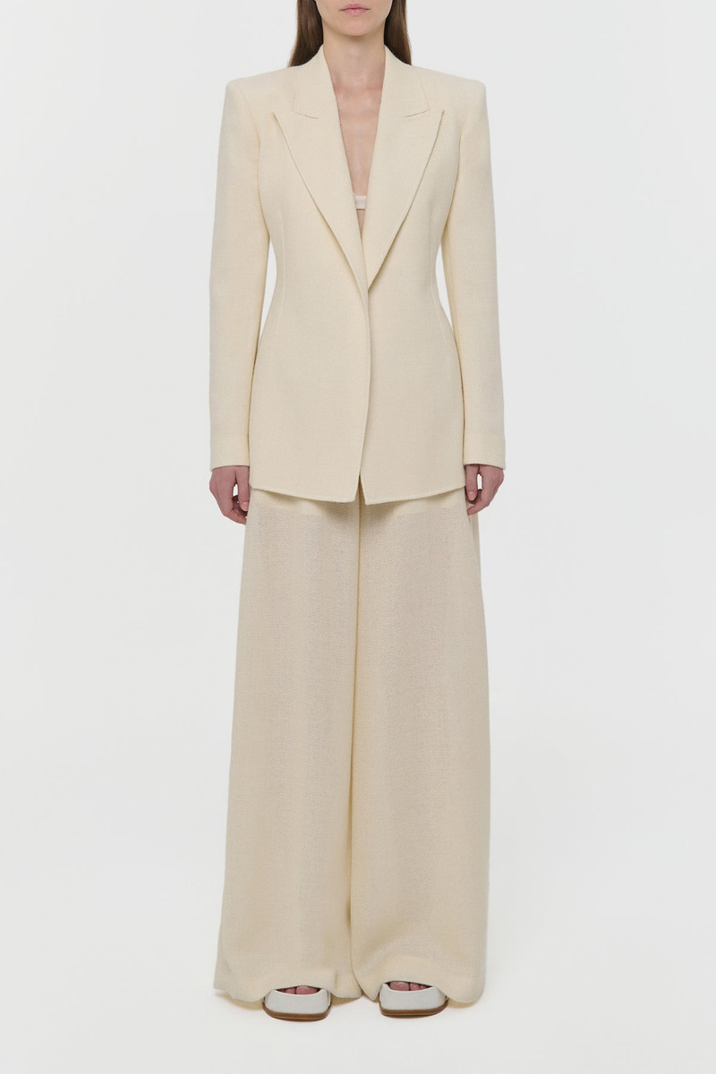 GABRIELA HEARST Mairi Blazer in Ivory Alpaca Wool outlook