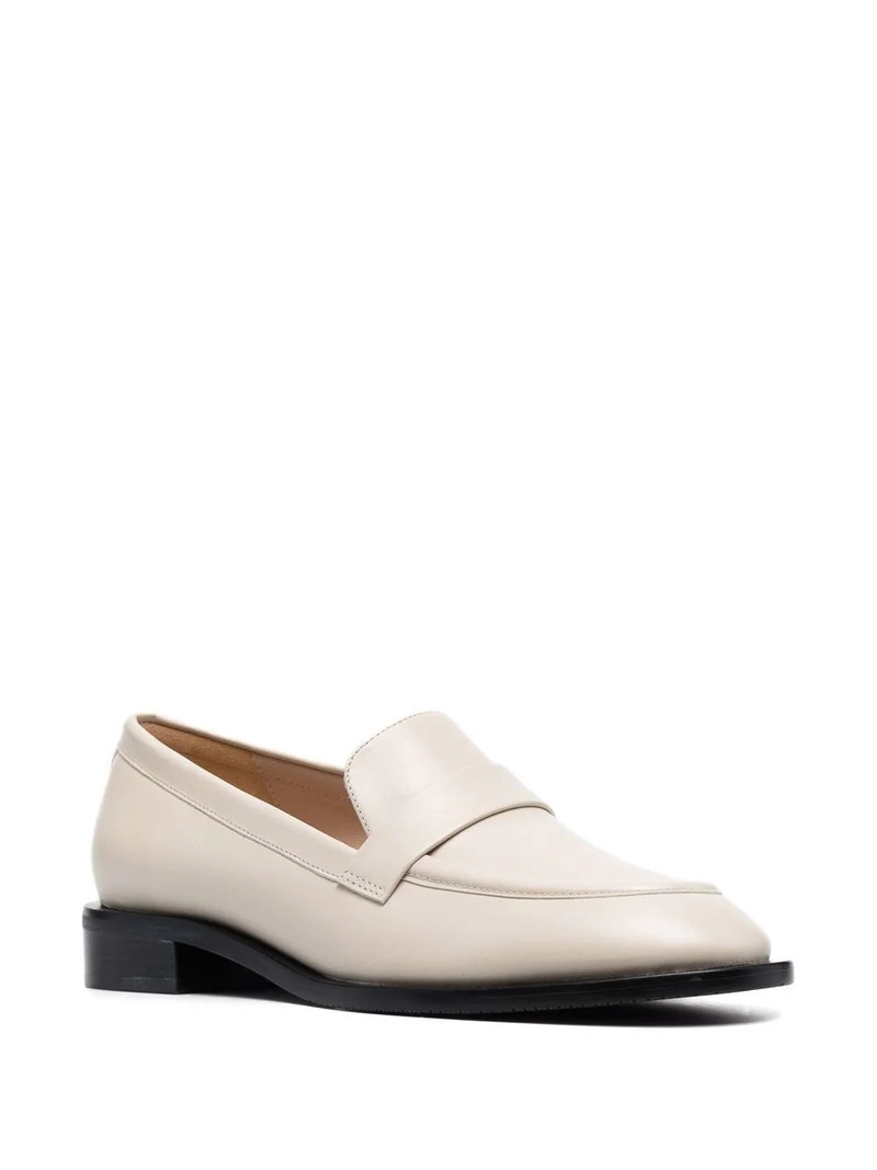 Stuart Weitzman Palmer Sleek round-toe loafers outlook