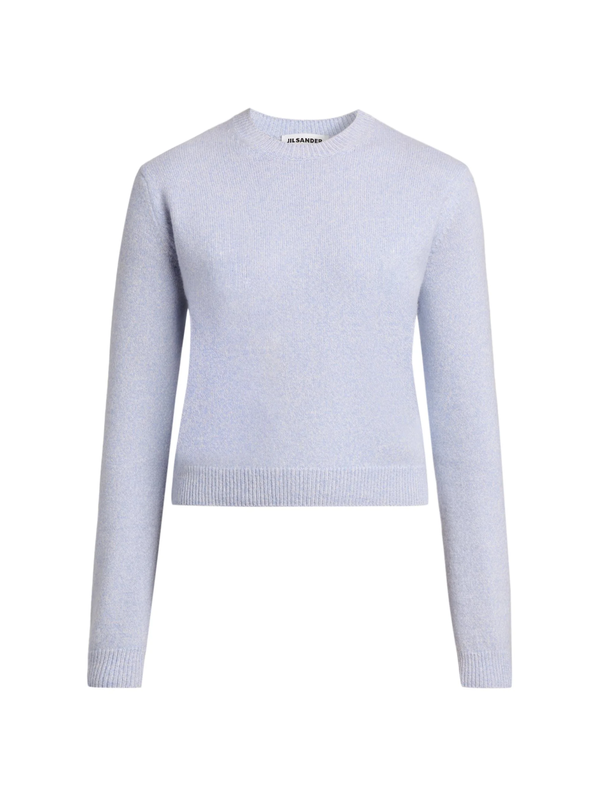 Women's Wool-Cashmere Crewneck Sweater - Blue Haze - 1