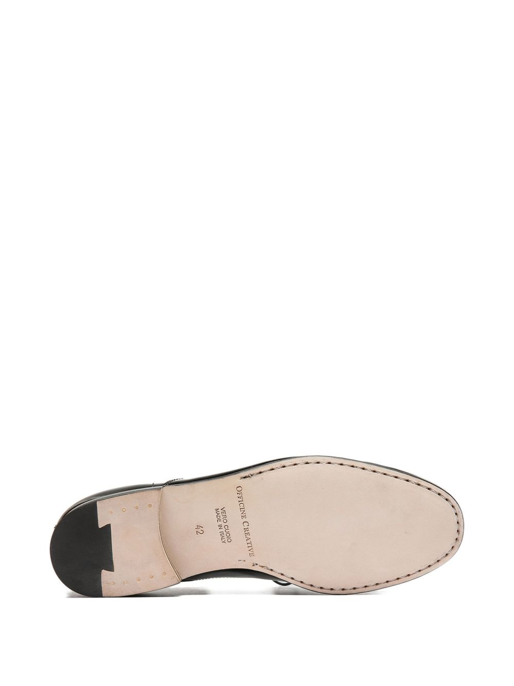 lace-up leather oxford shoes - 5