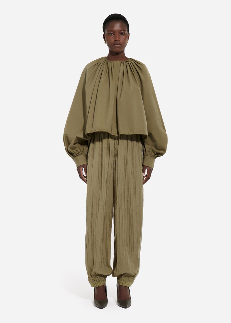 Articulated Vented Pant in Wrinkled Nylon 5
